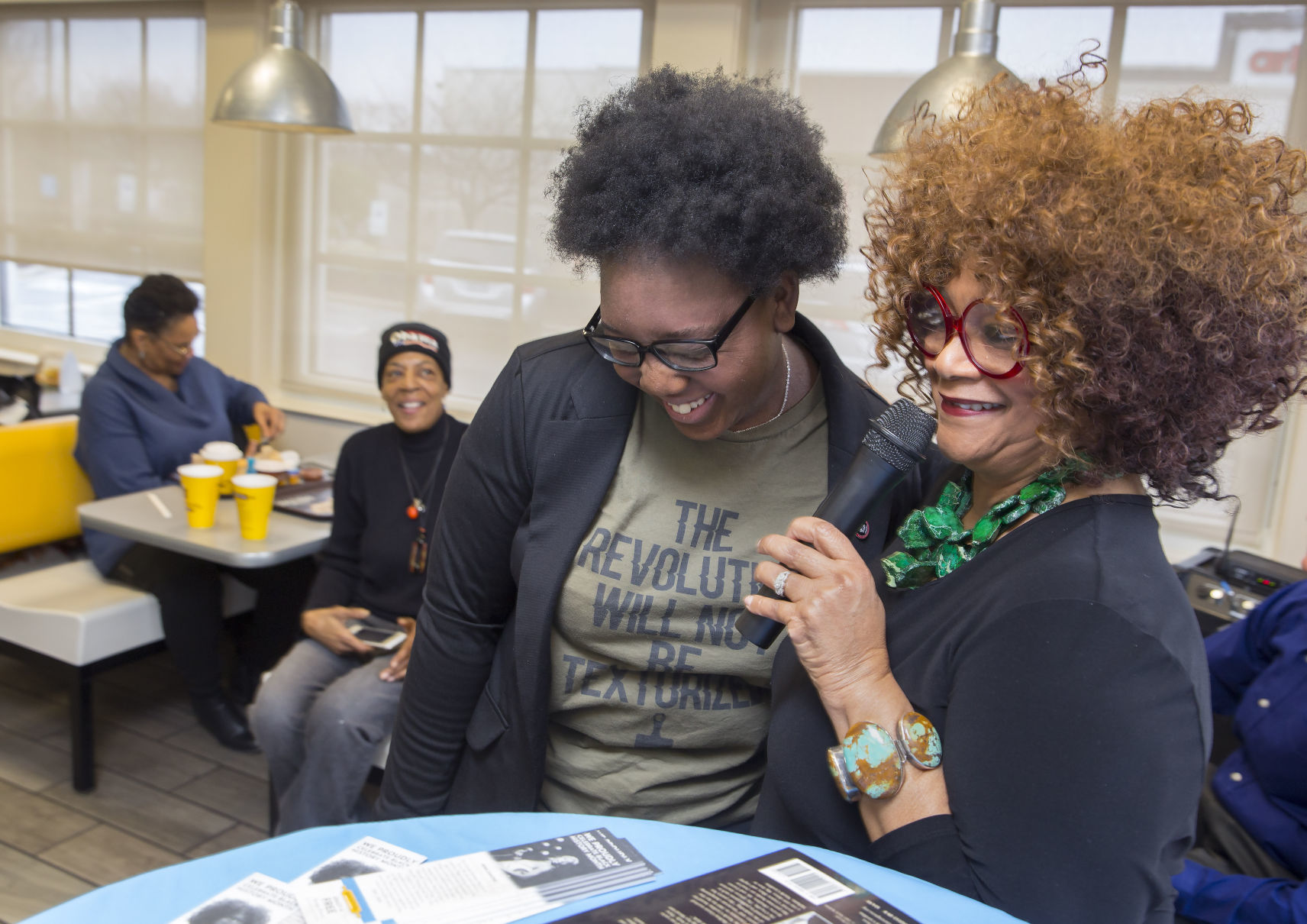NC Poet Jaki Shelton Green at Biscuitville